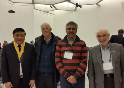 Dr. M. S. Dhillon with Dr. Jow Schtazker