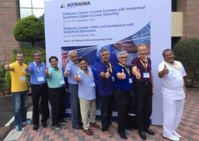 With Faculty at AO Trauma Masters Course Bengaluru